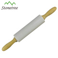 Atacado New White Natural Marble Rolling Pin